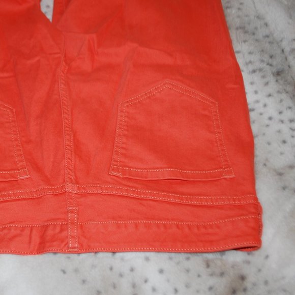 5/$25 - Code Bleu Orange Denim Shorts - 14 - Picture 5 of 6